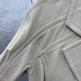Spiegel Women's Size L Ivory Soccer Jacket