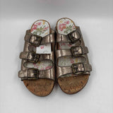 Johnston & Murphy Women's Shoe Size 8.5 Bronze Crackle Sandals