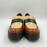 Franco Sarto Women's Shoe Size 9 Caramel Color Block Loafers