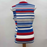 Rag & Bone Women's Size L Blue Stripe Sleeveless Shirt