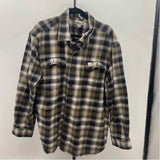 carhartt Men's Size XL Green Plaid Long Sleeve Shirt