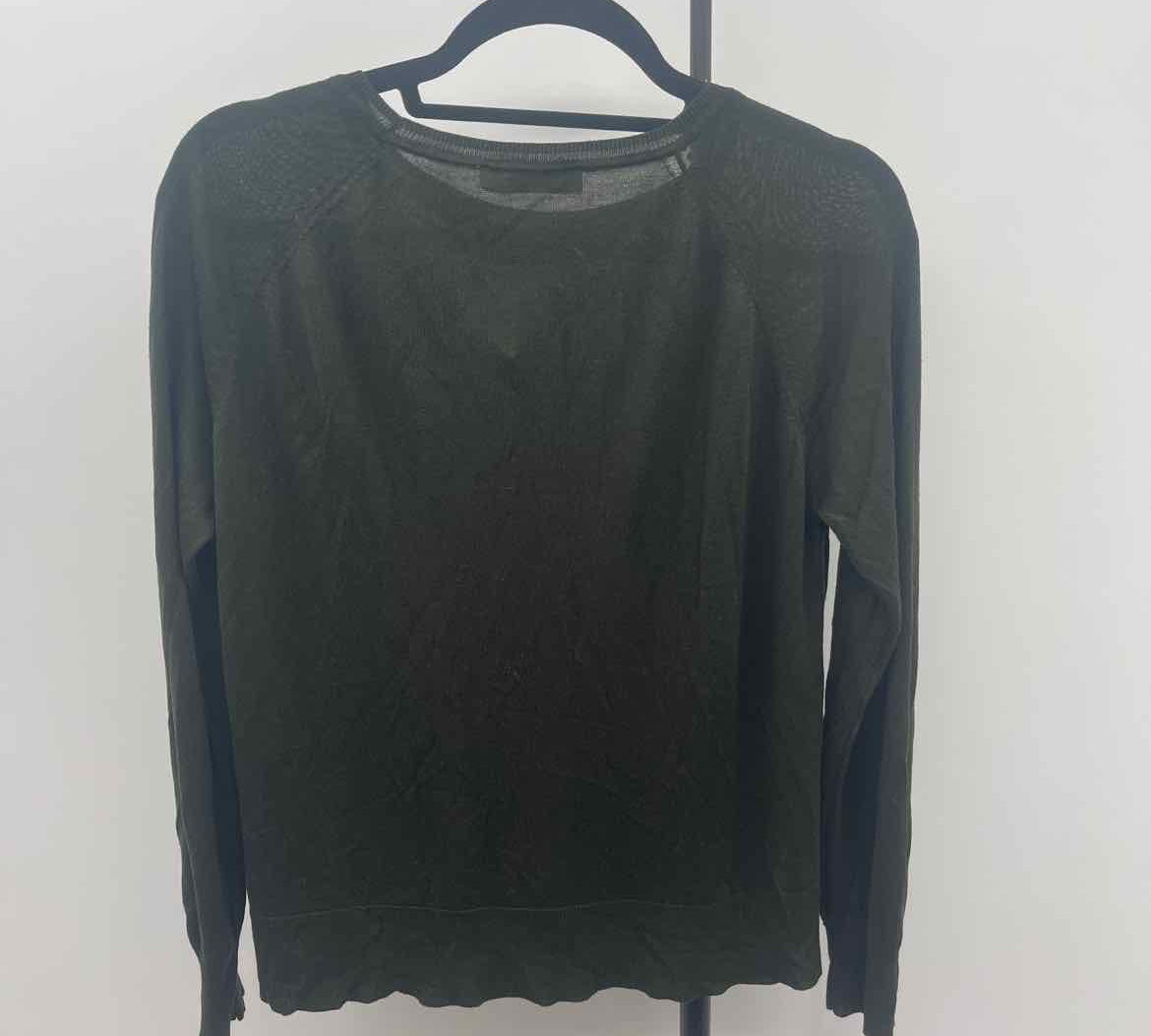 Zara Junior's Size M Green Solid Sweater