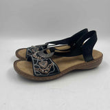 Reiker Women's Shoe Size 7 Black Beaded Sandals