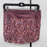 Athleta Women's Size 6 Wine Abstract Skirt