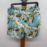 J Crew Men's Size 32 Blue Floral Swim Trunks