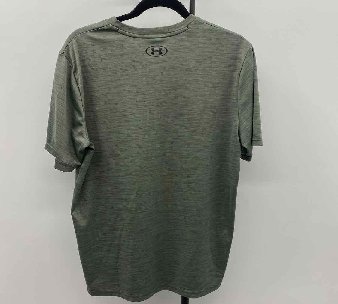 Under Armour Men's Size M Green Heathered Short Sleeve Shirt