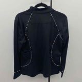 Chico's Women's Size M Black Zebra Jacket