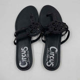 Sam Edelman Women's Shoe Size 9.5 Black Laser Cut Sandals