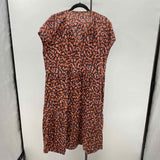 calme Women's Size 14 Brown Spotted Dress