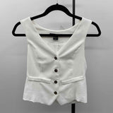 Tullea Women's Size S White Solid Dress Set