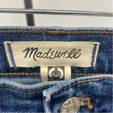 Madewell Junior's Size 6T Blue Solid Jeans