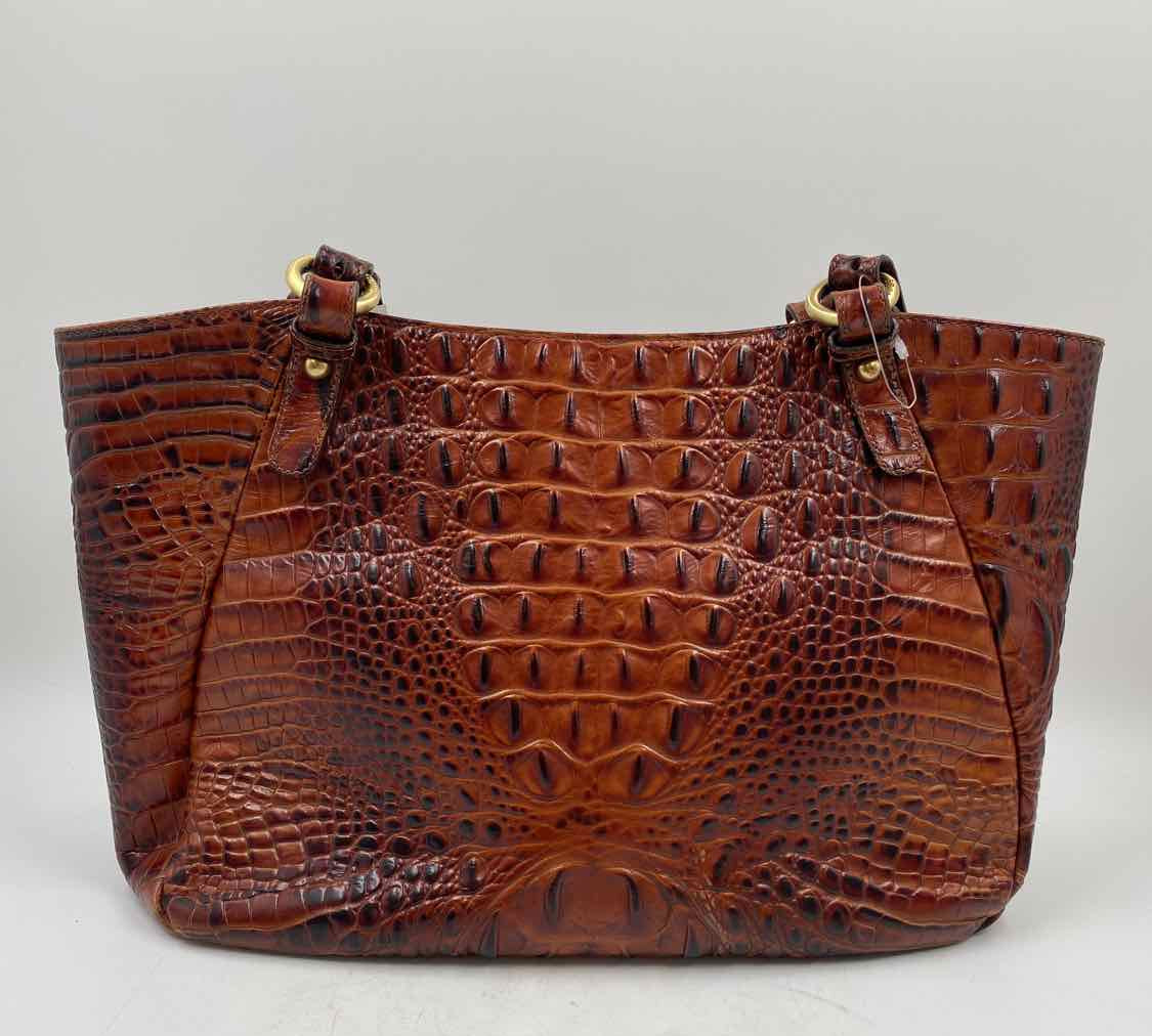 Brahmin Women's Brown Luxe textured Purse