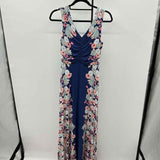 Boden Women's Size 8 Blue Floral Dress