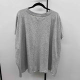 LIVI active Women's Size 14/16 Gray Heathered Short Sleeve Shirt