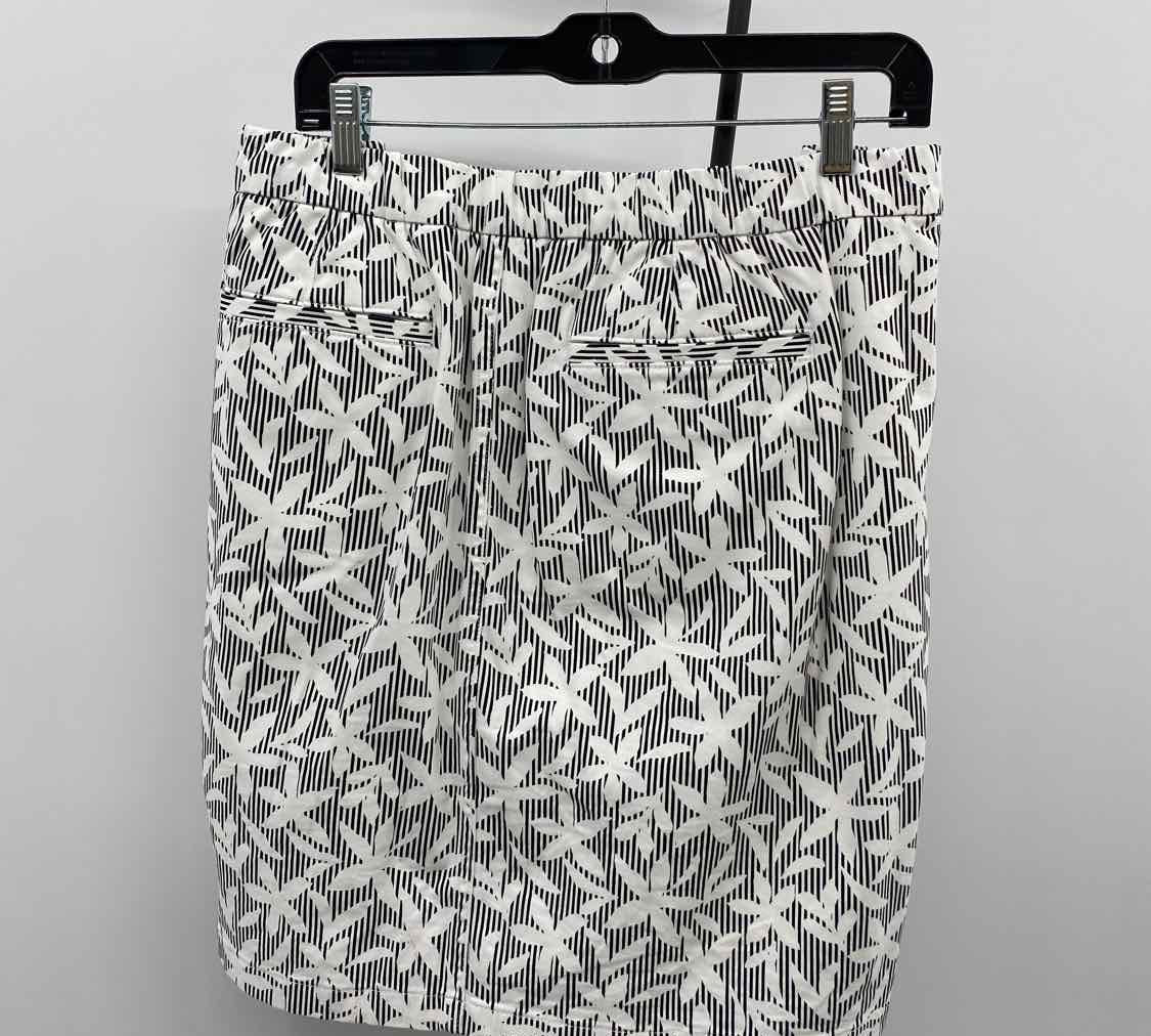 Lands End Women's Size 24W Black Floral Skirt