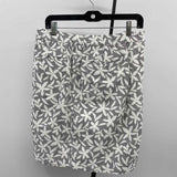 Lands End Women's Size 24W Black Floral Skirt