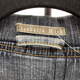 Isabella Bird Women's Size M Blue Solid Vest