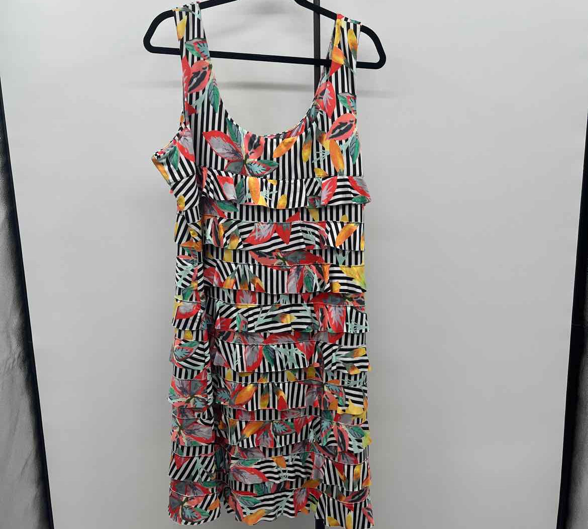 tango mango Women's Size 20 Multi-Color Stripe Dress