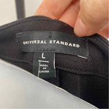 Universal standard Women's Size 2X Black Solid Short Sleeve Shirt