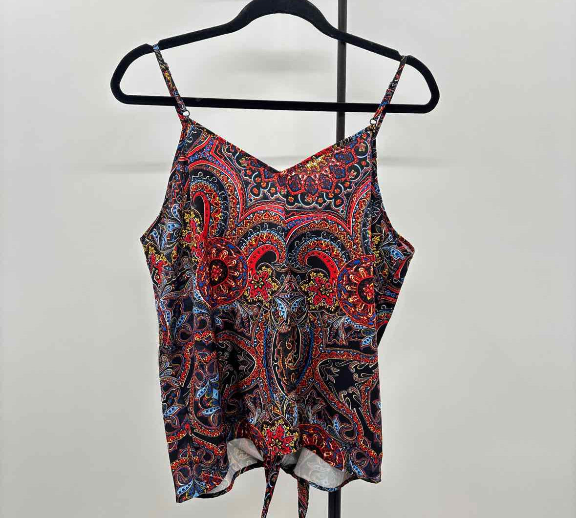 Cupshe Women's Size XL Black Mandala Tank