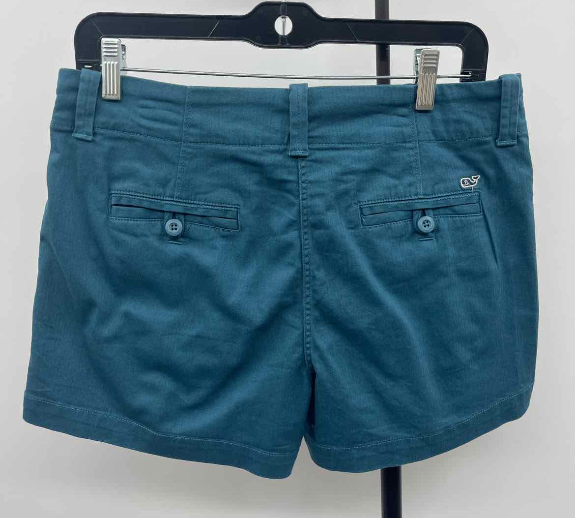Vineyard Vines Women's Size 6 Teal Solid Shorts