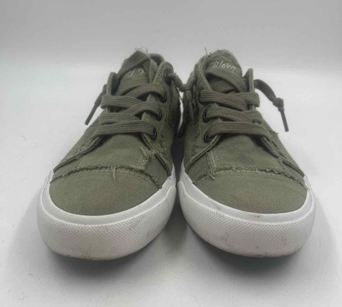 Blowfish Women's Shoe Size 7.5 Olive Textured Sneakers