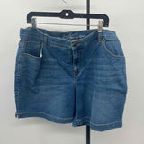 Gloria Vanderbilt Women's Size 16W Blue Solid Shorts