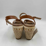 Shibever Women's Shoe Size 6 Caramel Textured Sandals