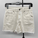 Elan Women's Size 8 White Distressed Shorts
