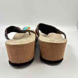 Rialto Women's Shoe Size 10 Brown Beaded Sandals