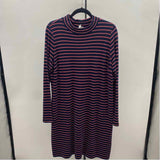 JJill Women's Size 14T Navy Stripe Dress