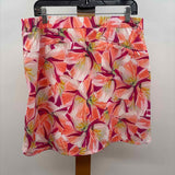 Chico's Women's Size 10 Peach Floral Skirt