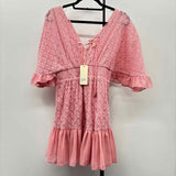 The Clothing Company Women's Size 6 Pink Lace Dress