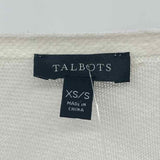 Talbots Women's Size XS/S Ivory Solid Poncho