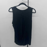 Unbranded Women's Size L Black Solid Sleeveless Shirt