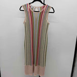 Tommy Bahama Women's Size 10 Beige Stripe Dress