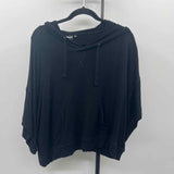 Mono b Women's Size One Size Black Solid Short Sleeve Shirt