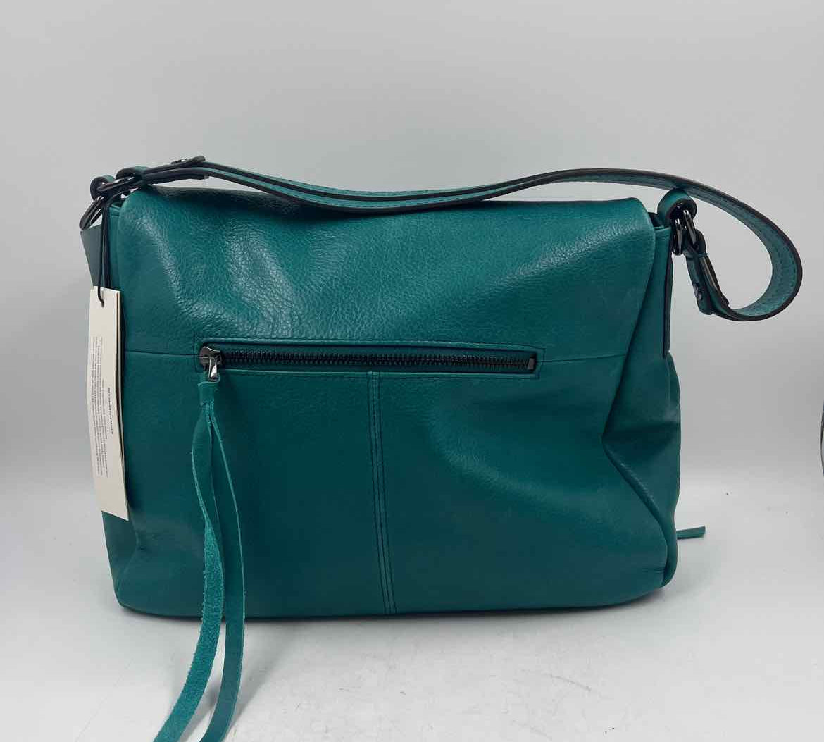 Aimee Kestenberg Women's Teal Luxe pebbled Purse