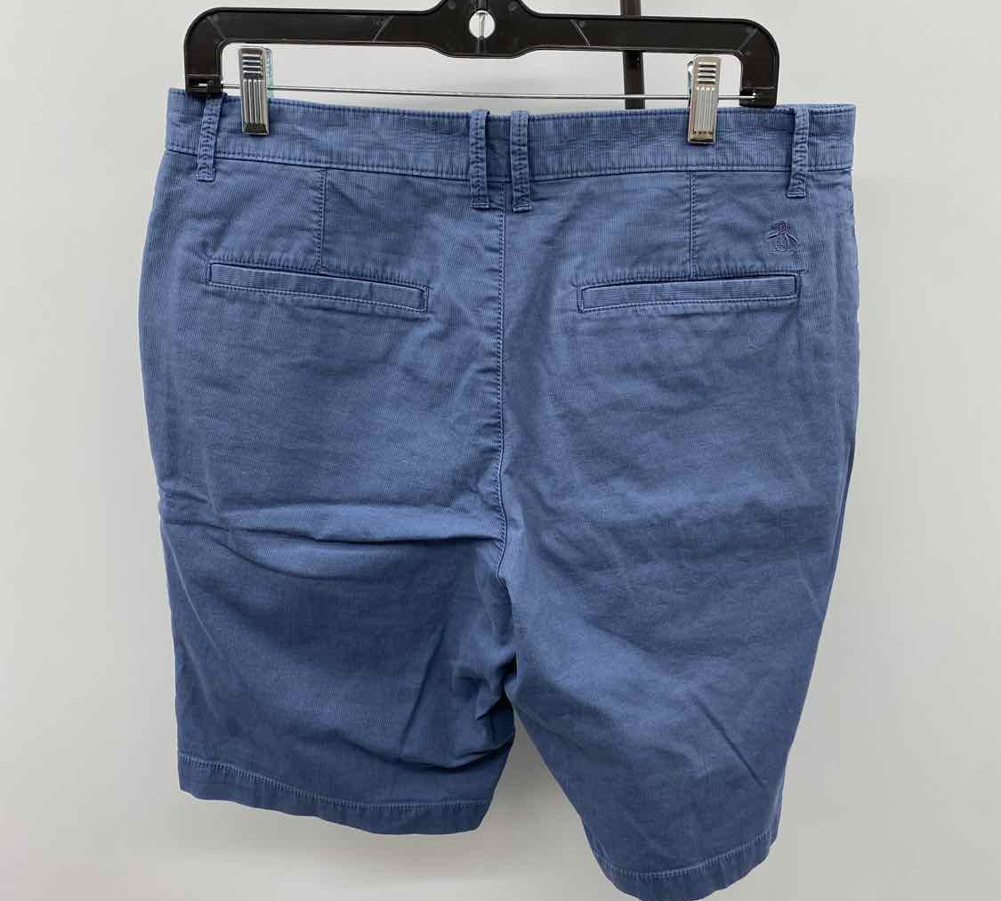 Penguin Men's Size 32 Slate Blue Solid Shorts