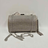 Unbranded Women's Silver Rhinestone Purse