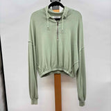 Project Social T Women's Size S Green Solid Sweatshirt