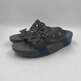 Fitflop Women's Shoe Size 8 Charcoal Beaded Sandals