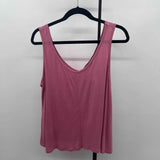 blue sol Women's Size L Rose Solid Tank