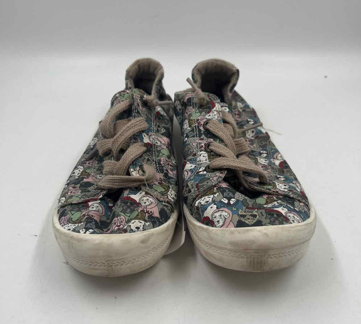 Bobs Women's Shoe Size 8.5 Multi-Color Dogs Sneakers