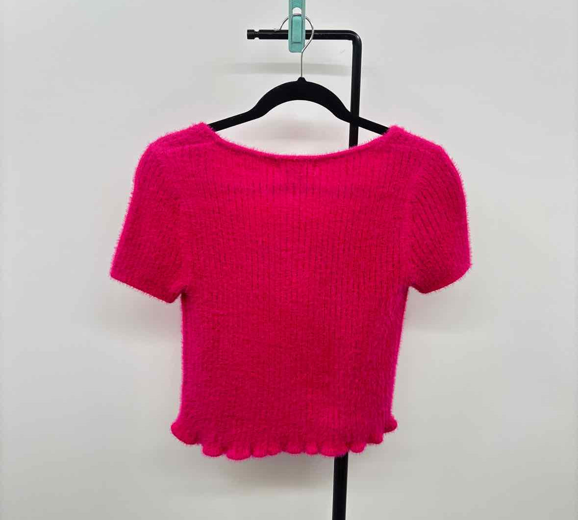 Sincerely Jules Women's Size S Fuschia Textured Cardigan