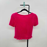 Sincerely Jules Women's Size S Fuschia Textured Cardigan