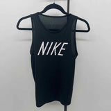 Nike Junior's Size XS Black Logo Tank