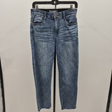 Wit & Wisdom Women's Size 4P Blue Solid Jeans