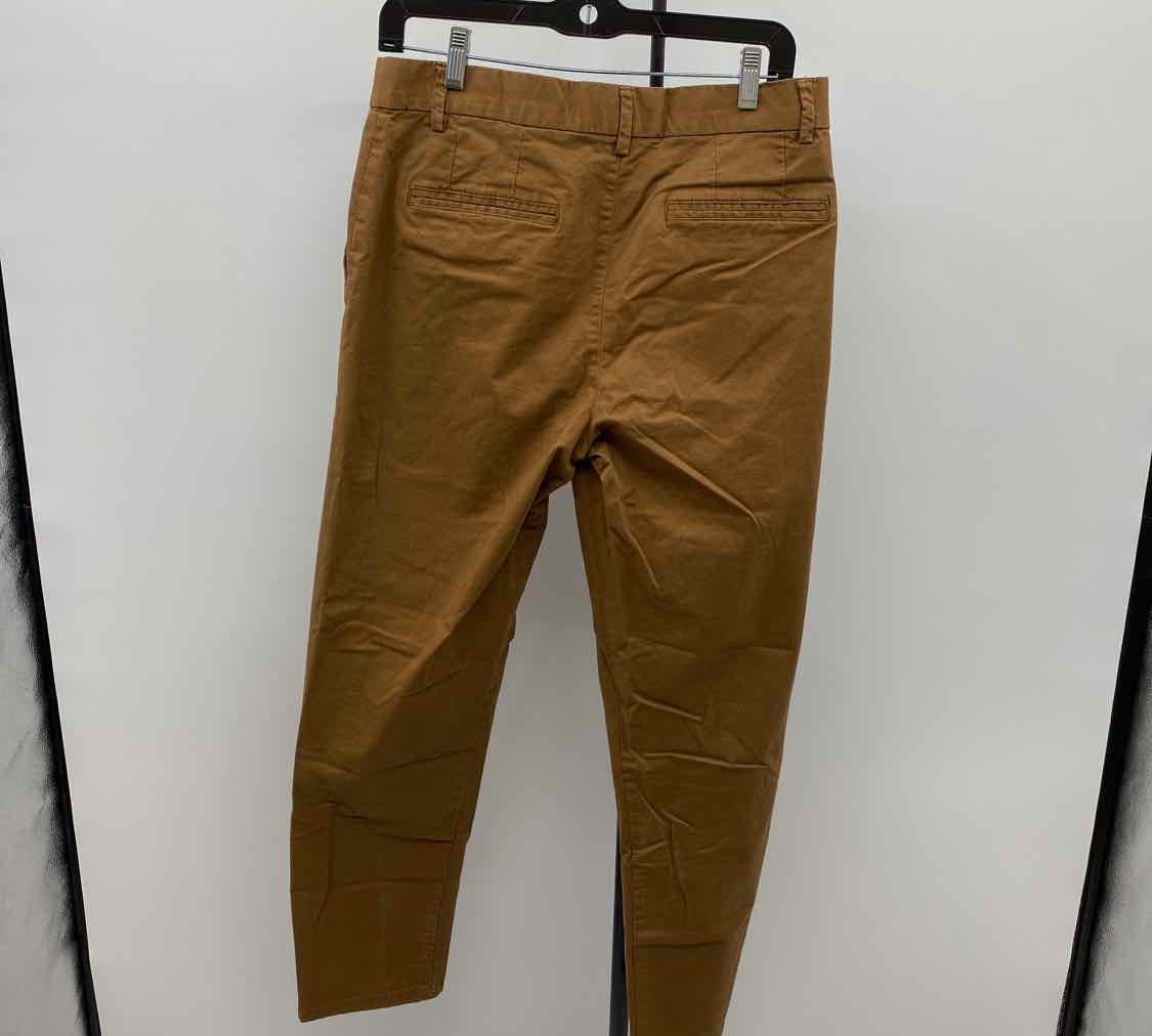 Denim & Co Men's Size 32 Brown Solid Pants