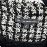 Adrianna Papell Women's Size L Black Tweed Jacket